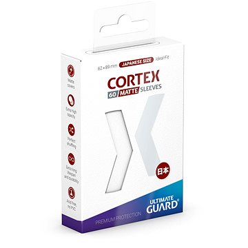 

Ultimate Guard - obaly na karty - Cortex Sleeves Japanese Size Matte White 60 ks
