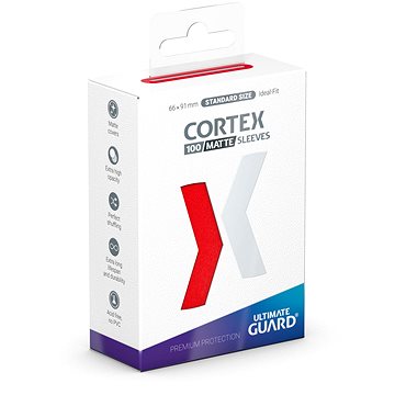 Ultimate Guard - obaly na karty - Cortex Sleeves Standard Size Matte Red 100 ks