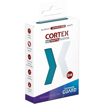 

Ultimate Guard - obaly na karty - Cortex Sleeves Japanese Size Matte Petrol 60 ks