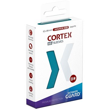 Ultimate Guard - obaly na karty - Cortex Sleeves Japanese Size Petrol 60 ks