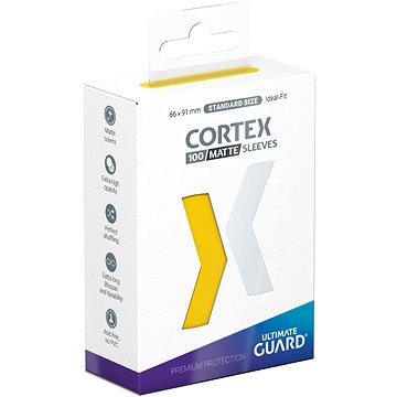 Ultimate Guard - obaly na karty - Cortex Sleeves Standard Size Matte Yellow 100 ks