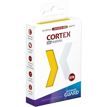 

Ultimate Guard - obaly na karty - Cortex Sleeves Japanese Size Yellow 60 ks