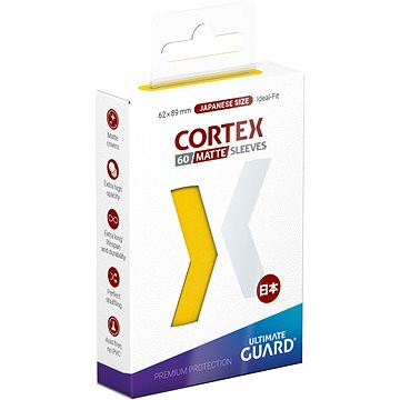 Ultimate Guard - obaly na karty - Cortex Sleeves Japanese Size Matte Yellow 60 ks