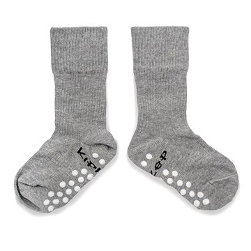 

KipKep Dětské ponožky Stay-on-Socks ANTISLIP 12-18m 1pár Grey