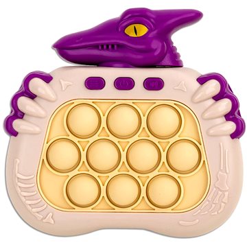 

MG Pop It Dino interaktivní hračka pro děti, fialová