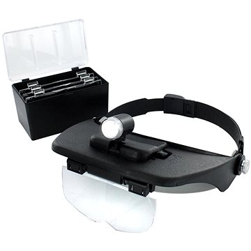 

SHESTO Lightcraft čelenka s lupou a LED osvětlením (set)