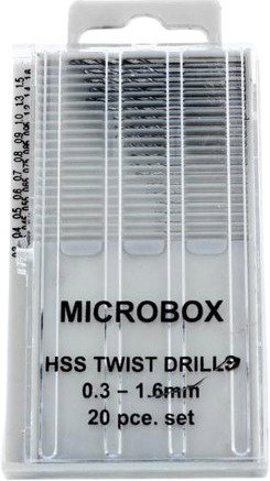 

SHESTO Modelcraft vrtáky HSS 0.3 - 1.6 mm (sada 20 ks)
