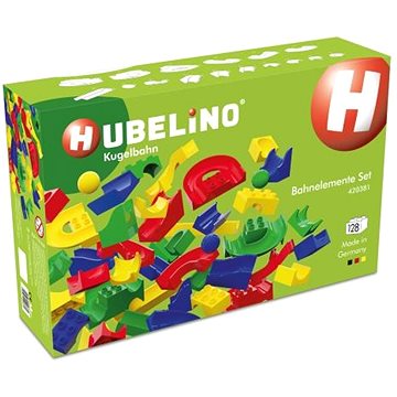 

HUBELINO Kuličková dráha - set bez kostek 128 ks