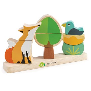 

Tender Leaf magnetická dřevěná skládačka Foxy Magnetic Stacker