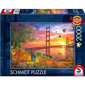 

SCHMIDT Procházka k mostu Golden Gate 2000 dílků