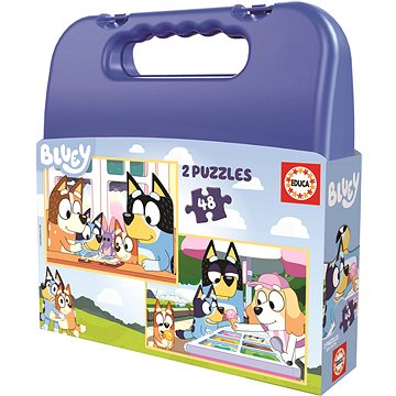 

EDUCA v kufříku Bluey 2v1 48 dílků