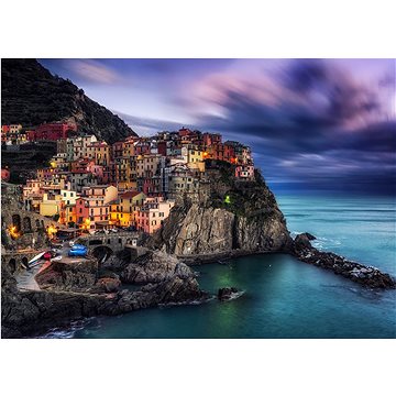 

Enjoy Manarola za soumraku, Cinque Terre, Itálie 1000 dílků