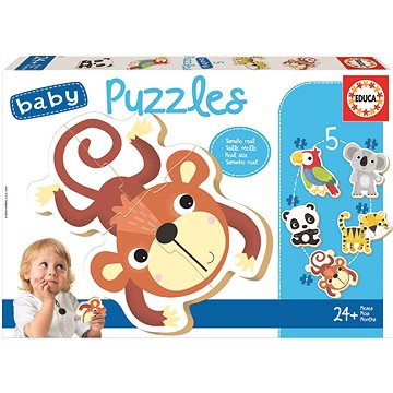 

EDUCA Baby Divoká zvěř 5v1 (3-5 dílků)