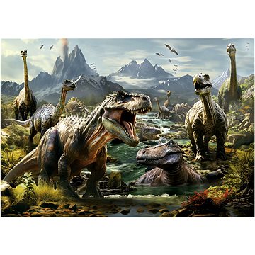 

EDUCA Zuřiví dinosauři 1000 dílků