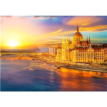 

Enjoy Maďarský parlament při západu slunce, Budapešť 1000 dílků