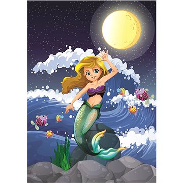 

ART PUZZLE Mořská panna za svitu měsíce 50 dílků