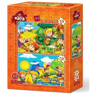 

ART PUZZLE Podzim a Jaro 24 + 35 dílků