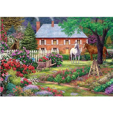 

ART PUZZLE Zahrada s koňmi 1500 dílků