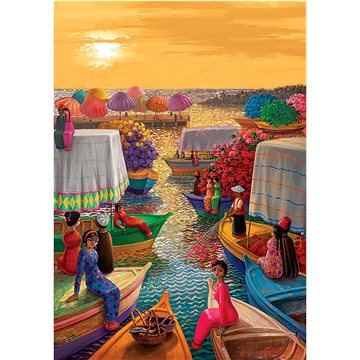 

ART PUZZLE Květinový přístav 1000 dílků