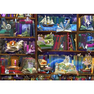 

BLUEBIRD Puzzle Knihovna dobrodružství 3000 dílků