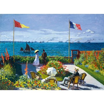 

BLUEBIRD Puzzle Zahrada v Sainte-Adresse (1867) 3000 dílků