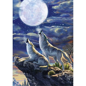 

ART PUZZLE Puzzle Vlci za úplňku 1000 dílků