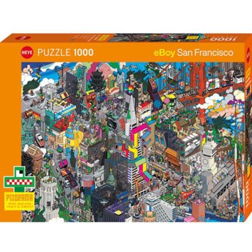 

HEYE Puzzle Pixorama: San Francisco Quest 1000 dílků