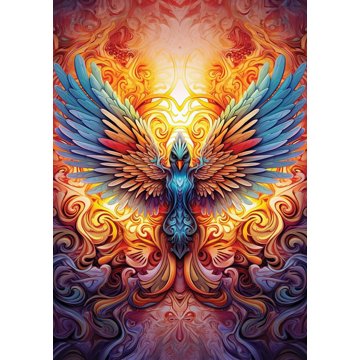 

ART PUZZLE Puzzle Barevný Fénix 1000 dílků