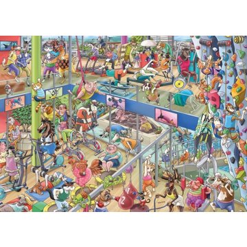 

HEYE Puzzle Zvířecí tělocvična 1000 dílků