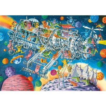 

HEYE Puzzle Mimozemšťané vítáni! 1000 dílků