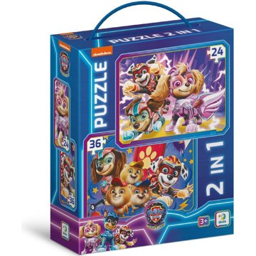 

DODO Puzzle Tlapková patrola: Tlapky zachraňují svět 2 v 1 (24 a 36 dílků)