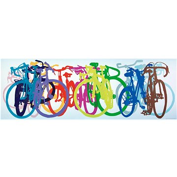 

HEYE Panoramatické puzzle Bike Art: Barevná řada 1000 dílků