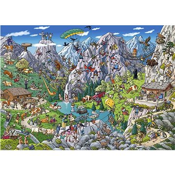 

HEYE Puzzle Alpská legrace 1000 dílků
