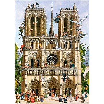

HEYE Puzzle Cartoon Classics: Ať žije Notre Dame 1000 dílků