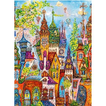 

HEYE Puzzle Charming Village: Červené oblouky 1000 dílků