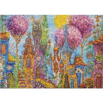 

HEYE Puzzle Charming Village: Růžové stromy 1000 dílků