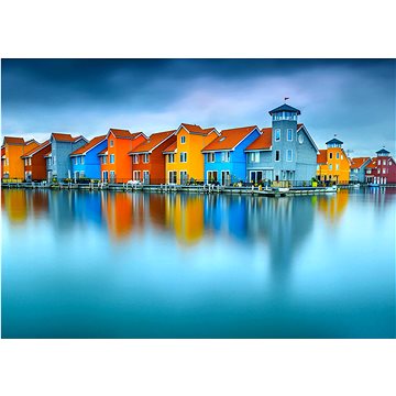 

ENJOY Puzzle Domky u vody, Groningen, Nizozemsko 1000 dílků