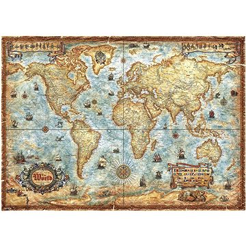 

HEYE Puzzle Map Art: Svět 2000 dílků