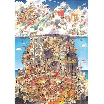 

HEYE Puzzle Nebe a peklo 1500 dílků