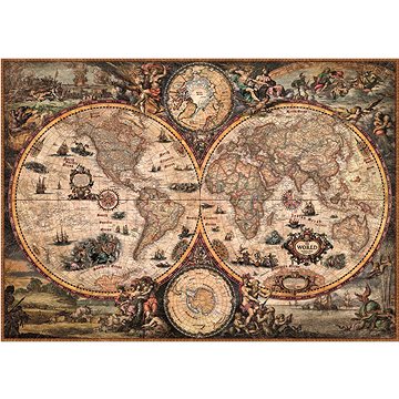 

HEYE Puzzle Stará mapa světa 2000 dílků