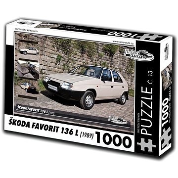

RETRO-AUTA Puzzle č. 13 Škoda Favorit 136 L (1989) 1000 dílků