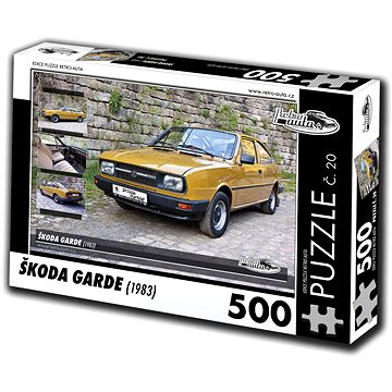 

RETRO-AUTA Puzzle č. 20 Škoda Garde (1983) 500 dílků