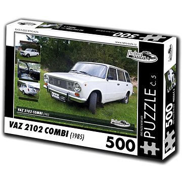 

RETRO-AUTA Puzzle č. 5 Vaz 2102 Combi (1985) 500 dílků