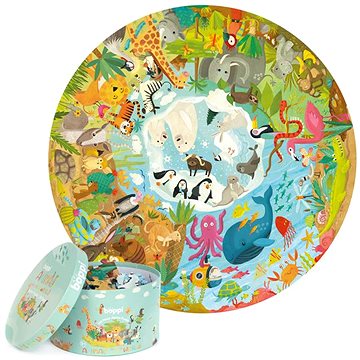 

Boppi Puzzle Zvířata světa - Animals around the world