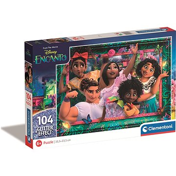 

CLEMENTONI Třpytivé Disney: Encanto 104 dílků