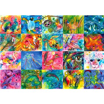 

ENJOY Puzzle Kouzlo zvířat 1000 dílků