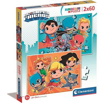 

CLEMENTONI DC Super Friends 2 × 60 dílků