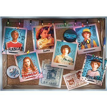 

CLEMENTONI Stranger Things: Postavy 1000 dílků