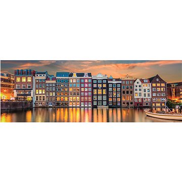 

CLEMENTONI Panoramatické Zářivý Amsterdam 1000 dílků