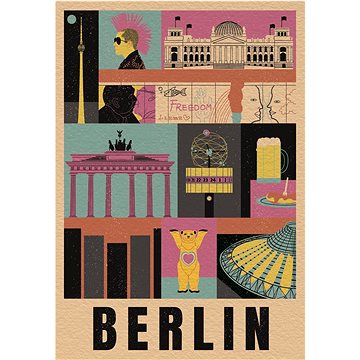 

CLEMENTONI Style in the City: Berlín 1000 dílků